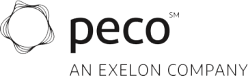 Peco logo in black