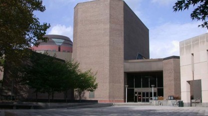 Plaza outside Penn Live Arts building