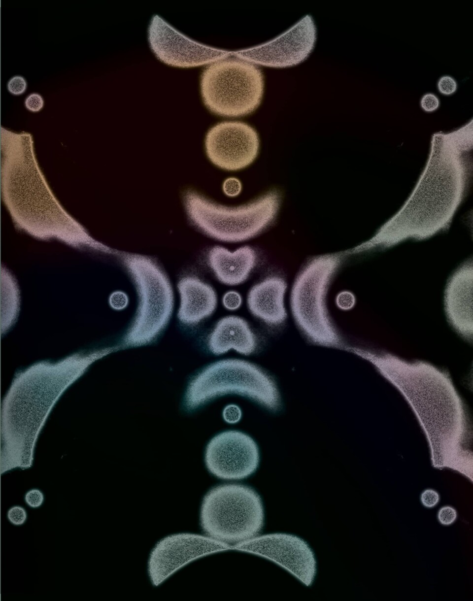 Abstract multicolored illustration.