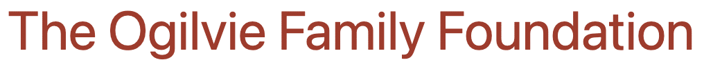 Ogilvie Family Foundation logo.